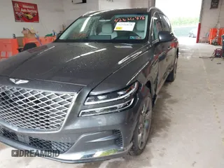 2023 Genesis GV80 with VIN KMUHBDSBXPU112470, listed as a IAAI auction lot 42326878 with 28,302 mi miles and . Bid and sale history available at DreamBid. Image 6.