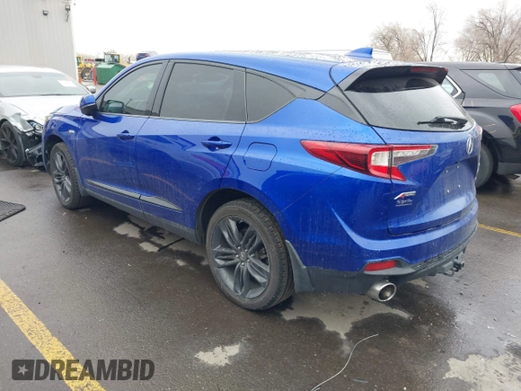 2020 Acura RDX w/A-Spec Pkg with VIN 5J8TC2H60LL017670, listed as a IAAI auction lot 41534656 with 71,913 mi miles. Bid and sale history available at carsss.com. Image 3.