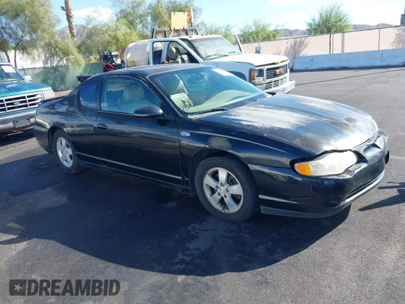 2005 Chevrolet Monte Carlo LT with VIN 2G1WX12K259344378, listed as a IAAI auction lot 40274156 with 140,777 mi miles. Bid and sale history available at carsss.com. Image 1.