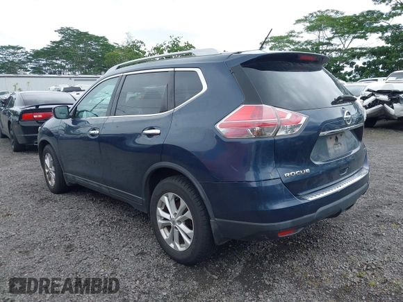 2016 Nissan Rogue SL with VIN 5N1AT2MT2GC848574, listed as a IAAI auction lot 39374058 with 116,188 mi miles and . Bid and sale history available at DreamBid. Image 3.
