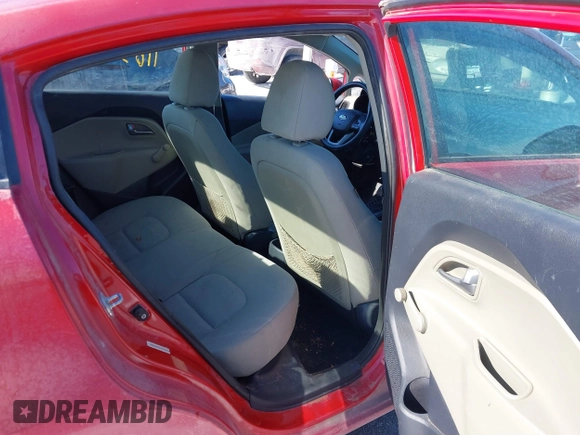 2014 Kia Rio LX with VIN KNADM4A3XE6408514, listed as a IAAI auction lot 41638709 with 97,231 mi miles. Bid and sale history available at carsss.com. Image 8.