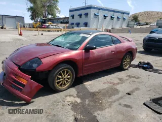 2000 Mitsubishi Eclipse GS with VIN 4A3AC44G7YE131948, listed as a Copart auction lot 63059744 with 139,161 mi miles and Salvage Title. Bid and sale history available at carsss.com. Image 1.