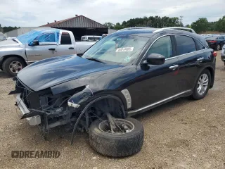 2009 Infiniti FX with VIN JNRAS18U59M103125, listed as a Copart auction lot 63814665 with 203,792 mi miles and Salvage title. Bid and sale history available at DreamBid. Image 1.