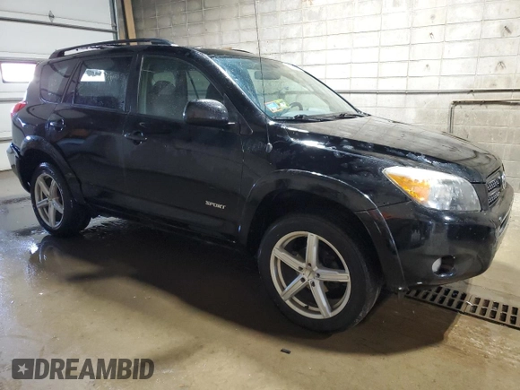 2007 Toyota RAV4 Sport with VIN JTMZD32V676040015, listed as a Copart auction lot 52026895 with 157,765 mi miles and Salvage Title. Bid and sale history available at carsss.com. Image 4.