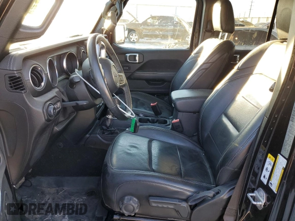 2019 Jeep Wrangler Unlimited Sahara with VIN 1C4HJXEG5KW570347, listed as a Copart auction lot 80388234 with 69,564 mi miles and Salvage Title. Bid and sale history available at carsss.com. Image 7.