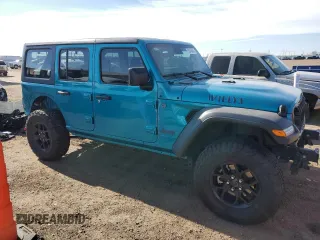 2024 Jeep Wrangler Willys z VIN 1C4RJXN67RW218280, wystawiony jako Copart lot #53845845 z przebiegiem 5 281 mil mil oraz Szkoda całkowita • Salvage title. Historia ofert i sprzedaży dostępna na DreamBid. Obrazek 4.