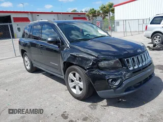 2016 Jeep Compass Sport with VIN 1C4NJCBA3GD525308, listed as a IAAI auction lot 42075417 with 123,996 mi miles and . Bid and sale history available at DreamBid. Image 1.