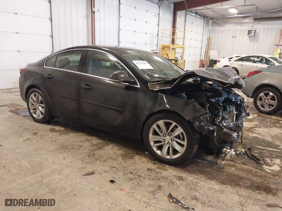 2015 Buick Regal with VIN 2G4GK5EX1F9283790, listed as a IAAI auction lot 41526302 with 87,411 mi miles. Bid and sale history available at carsss.com. Image 1.