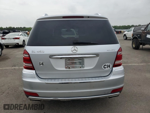 2011 Mercedes-Benz GL-Class GL 450 with VIN 4JGBF7BE3BA751188, listed as a Copart auction lot 58128194 with 129,660 mi miles and Clean Title. Bid and sale history available at carsss.com. Image 6.
