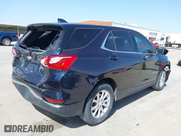 2020 Chevrolet Equinox LT with VIN 3GNAXKEV0LS583500, listed as a IAAI auction lot 41780273 with 98,024 mi miles. Bid and sale history available at carsss.com. Image 4.