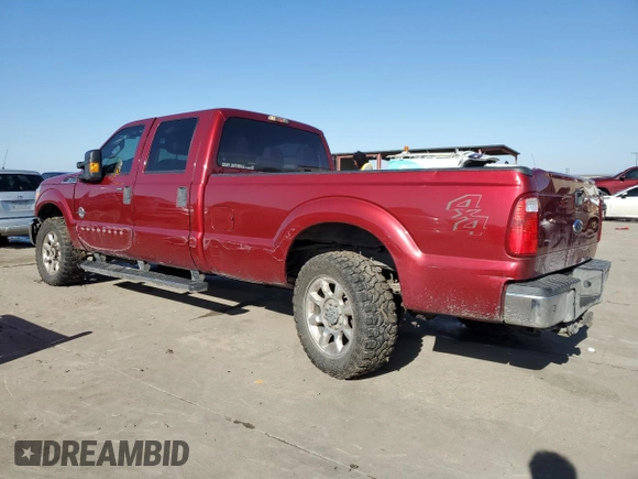 2015 Ford Super Duty F-250 SRW Lariat with VIN 1FT7W2BT5FED52776, listed as a Copart auction lot 44997645 with 245,240 mi miles and Salvage Title. Bid and sale history available at carsss.com. Image 2.