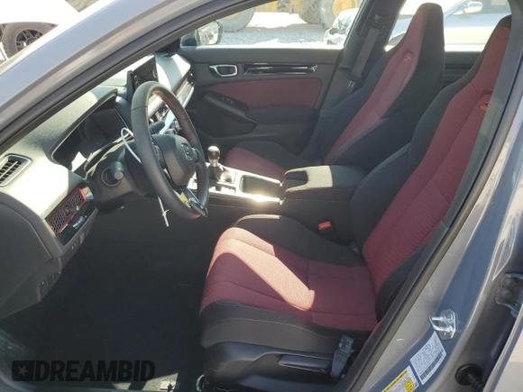 2025 Honda Civic Si with VIN 2HGFE1E59SH474101, listed as a Copart auction lot 51565695 with 6,988 mi miles and Salvage title. Bid and sale history available at DreamBid. Image 7.