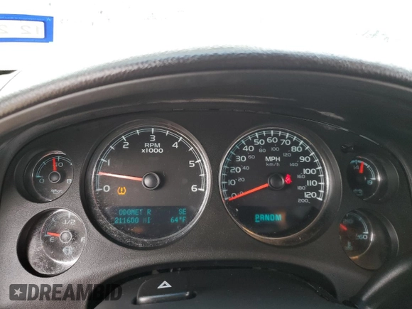 2011 Chevrolet Suburban LT with VIN 1GNSCJE07BR289849, listed as a Copart auction lot 46757225 with 211,600 mi miles and Salvage Title. Bid and sale history available at carsss.com. Image 9.