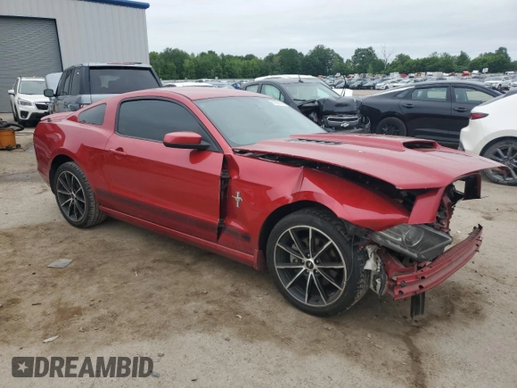2013 Ford Mustang V6 with VIN 1ZVBP8AM2D5278022, listed as a Copart auction lot 61308145 with 96,275 mi miles and Salvage title. Bid and sale history available at DreamBid. Image 4.
