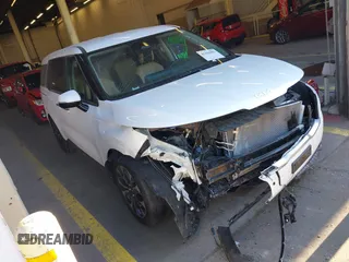 2024 Kia Carnival EX with VIN KNDNC5H30R6318946, listed as a IAAI auction lot 41444883 with 13,223 mi miles. Bid and sale history available at carsss.com. Image 1.