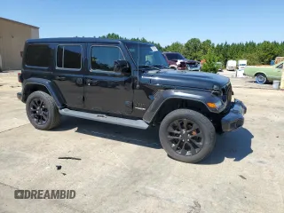 2020 Jeep Wrangler Unlimited Sahara Altitude with VIN 1C4HJXEG3LW321854, listed as a Copart auction lot 70761874 with Not provided miles and Clean title. Bid and sale history available at DreamBid. Image 4.