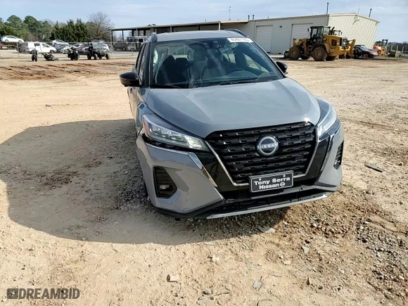 2022 Nissan Kicks SR with VIN 3N1CP5DV2NL481264, listed as a Copart auction lot 45427155 with 7,443 mi miles and Salvage Title. Bid and sale history available at carsss.com. Image 14.