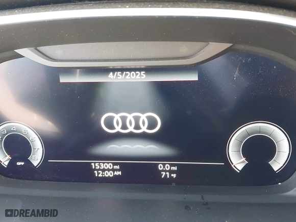 2021 Audi Q3 S line Premium Plus with VIN WA1EECF37M1044601, listed as a IAAI auction lot 41993498 with 15,300 mi miles. Bid and sale history available at carsss.com. Image 7.