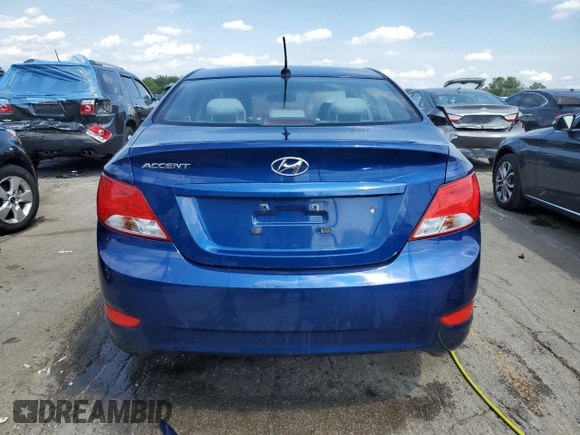 2017 Hyundai Accent SE with VIN KMHCT4AE6HU217204, listed as a Copart auction lot 62263483 with 76,428 mi miles. Bid and sale history available at carsss.com. Image 6.