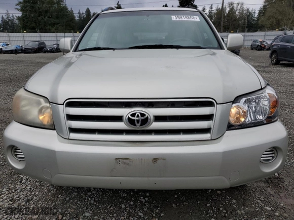 2005 Toyota Highlander with VIN JTEEP21A250135374, listed as a Copart auction lot 49919805 with 147,779 mi miles and Salvage Title. Bid and sale history available at carsss.com. Image 5.
