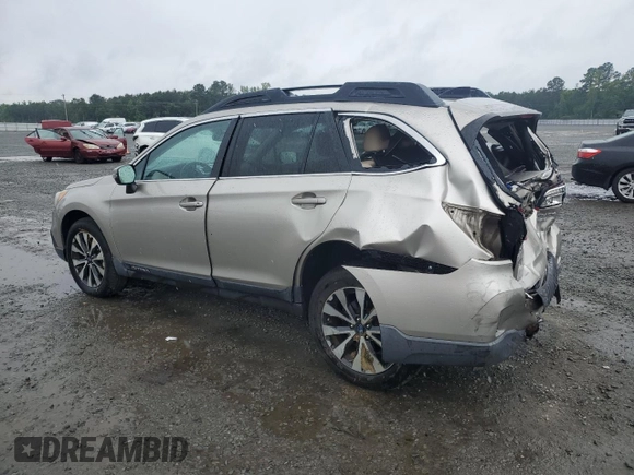 2016 Subaru Outback Limited с VIN 4S4BSENC5G3204140, выставлен на аукционе Copart как лот 58405825 с пробегом 92 433 миль миль и Списание • Salvage title. История ставок и продаж доступна на DreamBid. Изображение 2.