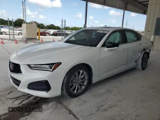 2023 Acura TLX with VIN 19UUB5F37PA006930, listed as a Copart auction lot 55276645 with 14,821 mi miles and Salvage title. Bid and sale history available at DreamBid. Image 1.
