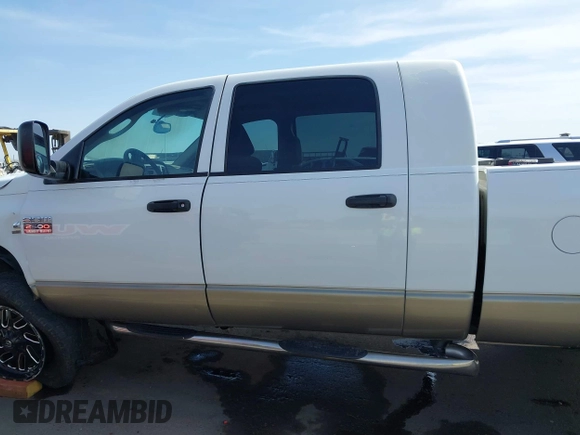 2008 Dodge 2500 Laramie with VIN 3D3KS29A18G108409, listed as a IAAI auction lot 41913960 with 221,144 mi miles. Bid and sale history available at carsss.com. Image 14.