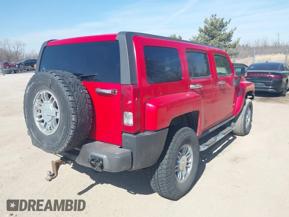 2007 Hummer H3 SUV with VIN 5GTDN13E678142471, listed as a IAAI auction lot 41796333 with 248,289 mi miles and . Bid and sale history available at DreamBid. Image 4.