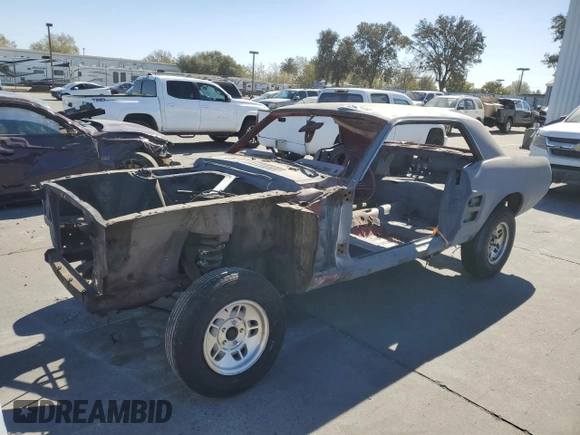1967 Ford Mustang z VIN 7R01C187037, wystawiony jako Copart lot #76797114 z przebiegiem Nie podano mil oraz Szkoda całkowita • Salvage title. Historia ofert i sprzedaży dostępna na DreamBid. Obrazek 1.