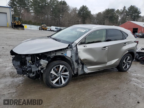 2021 Lexus NX with VIN JTJGARDZ2M2251926, listed as a Copart auction lot 46393215 with 29,816 mi miles and Salvage Title. Bid and sale history available at carsss.com. Image 1.