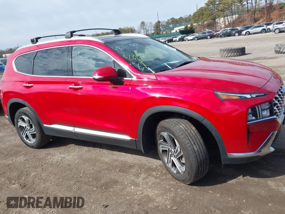 2022 Hyundai Santa Fe SEL with VIN 5NMS3DAJ7NH472301, listed as a IAAI auction lot 41634283 with 17,457 mi miles. Bid and sale history available at carsss.com. Image 13.