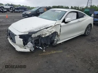2019 Infiniti Q60 Luxe with VIN JN1EV7EL9KM290188, listed as a Copart auction lot 53693624 with Not Provided miles and Salvage Title. Bid and sale history available at carsss.com. Image 1.