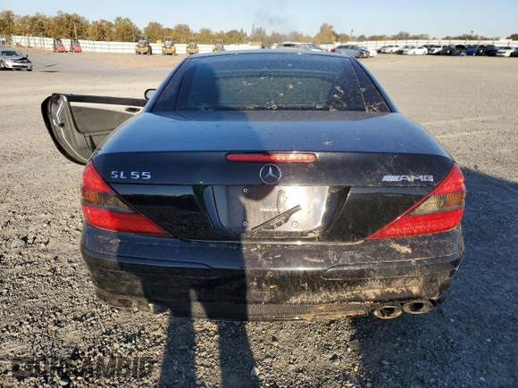 2005 Mercedes-Benz SL 55 AMG with VIN WDBSK74FX5F087211, listed as a Copart auction lot 79300514 with Not provided miles and Salvage title. Bid and sale history available at DreamBid. Image 6.