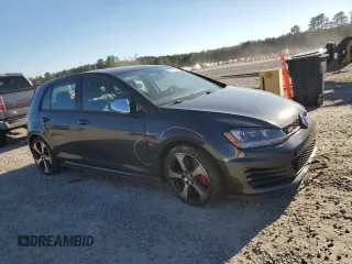 2015 Volkswagen Golf GTI Autobahn w/Performance Pkg with VIN 3VW447AUXFM091605, listed as a Copart auction lot 87296154 with 49,817 mi miles and Salvage Title. Bid and sale history available at carsss.com. Image 4.