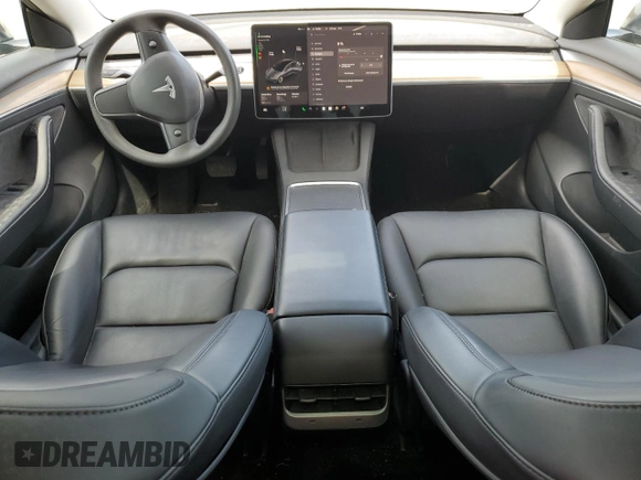 2022 Tesla Model 3 Long Range with VIN 5YJ3E1EB4NF289326, listed as a Copart auction lot 55457975 with 52,249 mi miles and Clean Title. Bid and sale history available at DreamBid. Image 8.