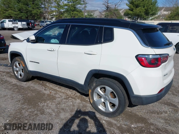 2018 Jeep Compass Latitude z VIN 3C4NJDBB9JT436746, wystawiony jako IAAI lot #41857850 z przebiegiem 126 610 mil mil oraz . Historia ofert i sprzedaży dostępna na DreamBid. Obrazek 3.