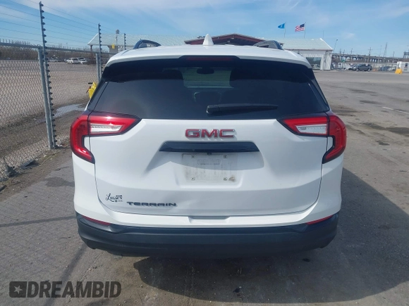 2022 GMC Terrain SLE with VIN 3GKALMEV6NL309218, listed as a IAAI auction lot 41635176 with 29,575 mi miles and . Bid and sale history available at carsss.com. Image 16.