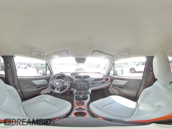 2016 Jeep Renegade Limited with VIN ZACCJBDT5GPC61266, listed as a Copart auction lot 61795035 with 125,784 mi miles and Salvage title. Bid and sale history available at DreamBid. Image 16.