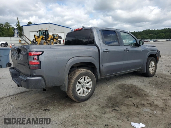 2022 Nissan Frontier SV with VIN 1N6ED1EK8NN680666, listed as a Copart auction lot 59164865 with 57,697 mi miles and Salvage title. Bid and sale history available at DreamBid. Image 3.