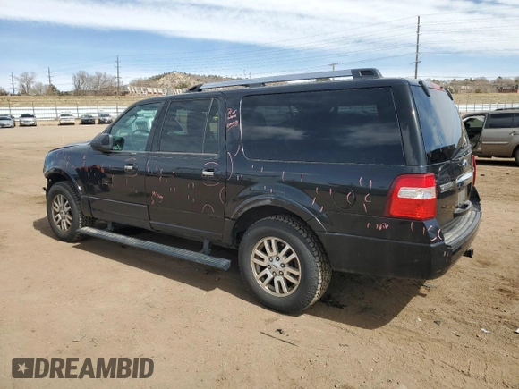 2012 Ford Expedition Max Limited with VIN 1FMJK2A58CEF15545, listed as a Copart auction lot 50229675 with 186,828 mi miles and Salvage title. Bid and sale history available at DreamBid. Image 2.