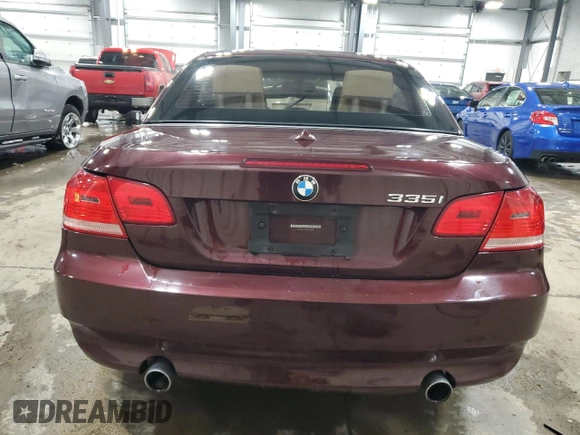2009 BMW 3 Series 335i with VIN WBAWL73599P181067, listed as a Copart auction lot 45146485 with 106,145 mi miles and Salvage title. Bid and sale history available at DreamBid. Image 6.