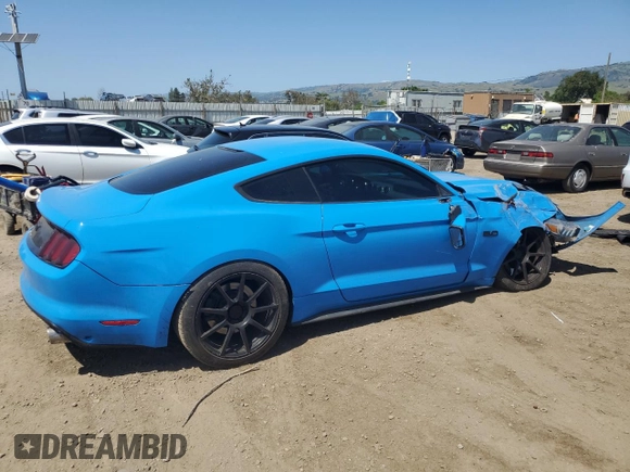 2017 Ford Mustang GT with VIN 1FA6P8CF0H5335929, listed as a Copart auction lot 55785675 with 71,600 mi miles and Salvage title. Bid and sale history available at DreamBid. Image 3.
