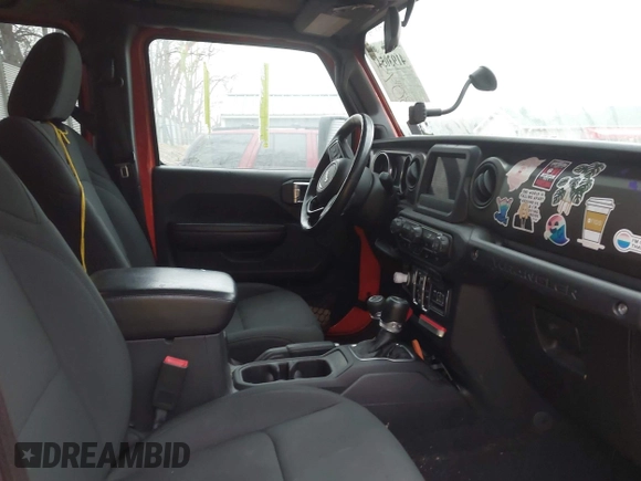 2018 Jeep Wrangler Unlimited Sport z VIN 1C4HJXDN4JW198045, wystawiony jako IAAI lot #41930547 z przebiegiem 62 402 mil mil oraz . Historia ofert i sprzedaży dostępna na DreamBid. Obrazek 5.