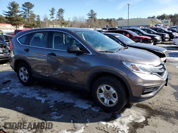 2015 Honda CR-V LX with VIN 5J6RM4H32FL131871, listed as a Copart auction lot 43641615 with 93,860 mi miles and Salvage Title. Bid and sale history available at DreamBid. Image 4.