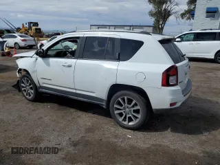 2016 Jeep Compass Sport with VIN 1C4NJDBB7GD725574, listed as a Copart auction lot 58993135 with Not provided miles and Salvage title. Bid and sale history available at DreamBid. Image 2.