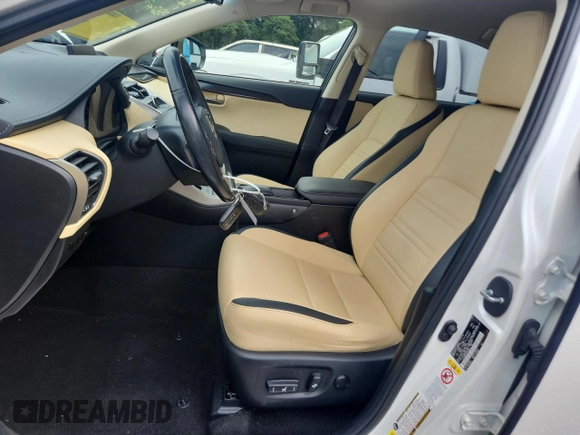 2017 Lexus NX 200t with VIN JTJYARBZ1H2053299, listed as a Copart auction lot 60734825 with 58,806 mi miles and Salvage title. Bid and sale history available at DreamBid. Image 7.