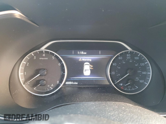 2017 Nissan Maxima SV with VIN 1N4AA6AP0HC420843, listed as a Copart auction lot 49040375 with 48,884 mi miles and Salvage Title. Bid and sale history available at DreamBid. Image 9.