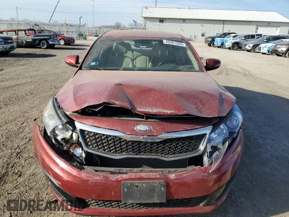 2013 Kia Optima EX with VIN 5XXGN4A79DG221796, listed as a Copart auction lot 49491285 with 106,145 mi miles and Salvage Title. Bid and sale history available at carsss.com. Image 5.