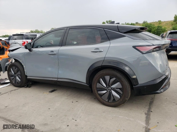 2023 Nissan ARIYA PLATINUM+ with VIN JN1DF0CD0PM700766, listed as a Copart auction lot 60526874 with 9,078 mi miles and Salvage Title. Bid and sale history available at carsss.com. Image 2.