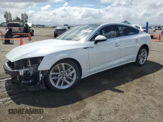 2023 Audi A5 Sportback S line Premium with VIN WAUDACF5XPA054054, listed as a Copart auction lot 48175464 with 7,783 mi miles. Bid and sale history available at carsss.com. Image 1.